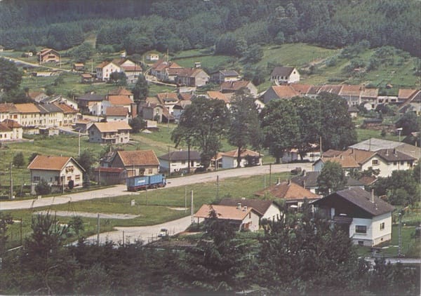 Généalogiste à Saint-Quirin : familles de verriers 3 Vue du village de Saint-Quirin (Moselle)